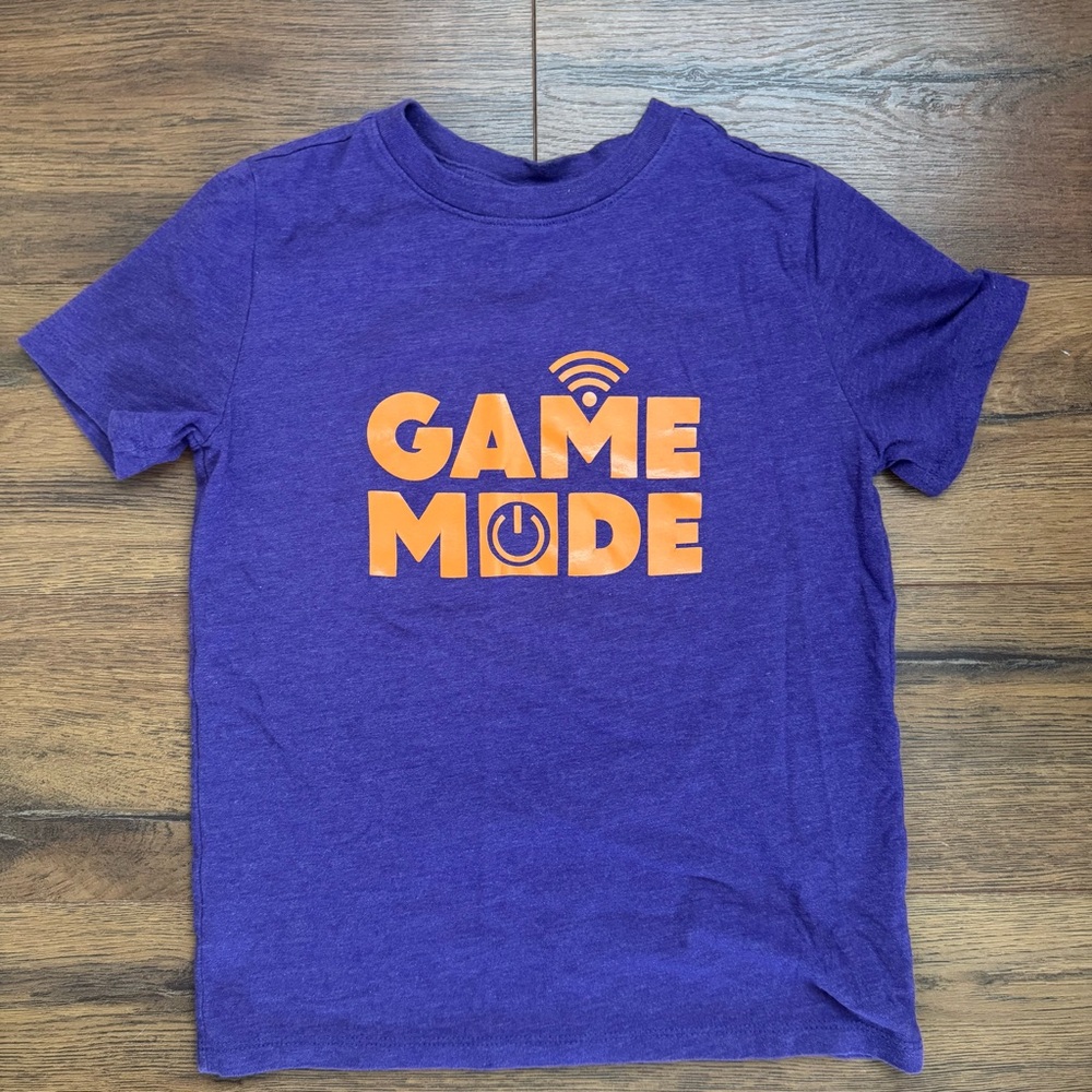 Cat & Jack Kids Purple and Orange Gaming Tee